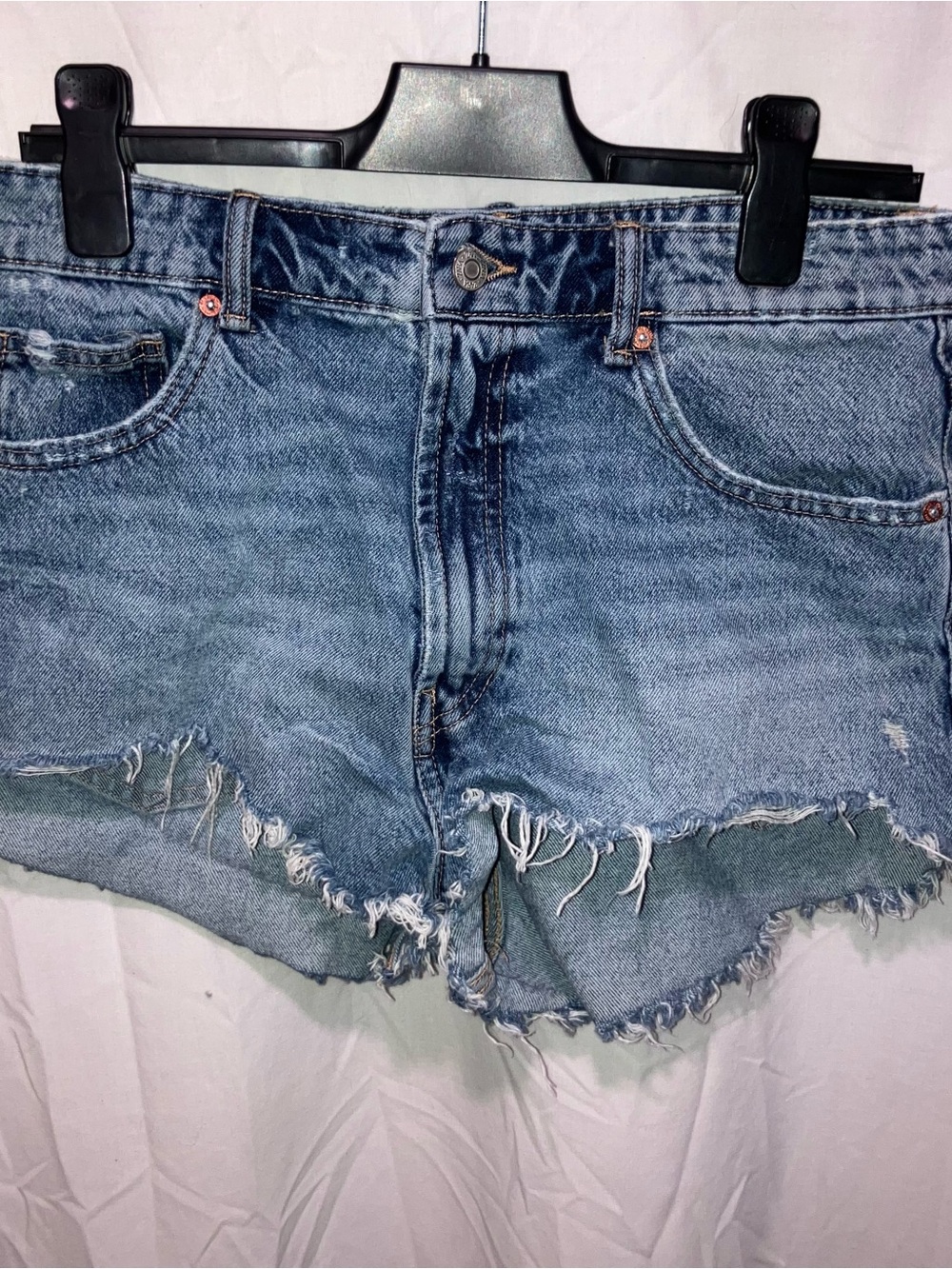 Zara Light Blue Denim Cutoff Shorts